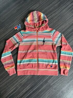 Aviator Nation Ninja Serape Tulum Zip-up Hoodie